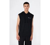Kapuzenshirt CHAMPION "ICONS CONTRAST Jersey Hooded Tee", Herren, Gr. M (48/50), schwarz (nbk), Obermaterial: 100% Baumwolle, Shirts Kapuzenshirt, aus Baumwolle, in den Größen S bis XXL (15116438-M) n