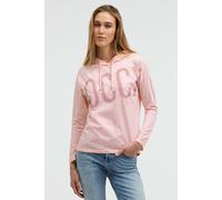 SOCCX Damen Hoodie-Shirt mit Logo Artwork Pearl Rose, XXL