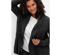 Cardigan SHEEGO BY JOE BROWNS "Große Größen" Gr. 40/42, grau (anthrazit) Damen Strickjacken (50808221-40) anthrazit