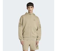 Kapuzensweatjacke ADIDAS SPORTSWEAR "M FI 3S FZ", Herren, Gr. XXL, wonder cargo, Obermaterial: 67% Polyester, 33% Baumwolle, angesetztes Bündchen, Sweatjacken (62878759-XXL) wonder cargo
