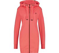 Kapuzensweatjacke ALIFE & KICKIN "Damen JasinaAK A Kapuzensweatjacke, Sweatjacke", Damen, Gr. L, rosa (sunset coral), 100% Baumwolle, Sweatjacken (96157835-L) sunset coral