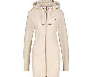 Kapuzensweatjacke ALIFE & KICKIN "Damen JasinaAK A Kapuzensweatjacke, Sweatjacke", Damen, Gr. M, chalk, 100% Baumwolle, Sweatjacken (67361022-M) chalk