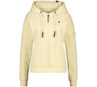 Kapuzensweatjacke ALIFE & KICKIN "Damen TwiggyAK A", Damen, Gr. M, beige (creme), 100% Baumwolle, Sweatjacken, Basic Hoodie Kapuzenpullover, Sweatshirt mit Kapuze (63270761-M) creme