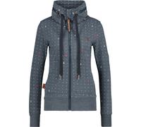 Kapuzensweatjacke ALIFE & KICKIN "Damen VivianAK B", Damen, Gr. S, blau (marine), 50% Baumwolle, 50% Polyester, Sweatjacken (81458408-S) marine