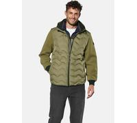 Kapuzensweatjacke BABISTA "Sweatjacke GILAN", Herren, Gr. M, grün (oliv), Obermaterial: 77% Baumwolle CO. 20% Polyester COOLMAX PES(Coolmax). 3% Elasthan EL., Sweatjacken (67651408-M) oliv