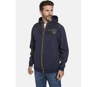 Kapuzensweatjacke BABISTA "Sweatjacke NELZINO", Herren, Gr. XL, blau (dunkelblau), Obermaterial: 100% Baumwolle CO., normal, ohne Ausschnitt, Sweatjacken (72468713-XL) dunkelblau