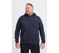 Kapuzensweatjacke BLEND "BHDOWNTON FULLZIP", Herren, Gr. 3XL, schwarz navy, Sweatware, 50% Baumwolle, 50% Polyester, unifarben, Basic, normal normal, Rundhals, Bündchen, Sweatjacken, Gemütliche Sweatj