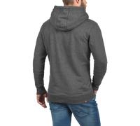 Blend BHHulker Herren Sweatjacke Kapuzenjacke Hoodie mit Kapuze Reißverschluss Kängurutasche Baumwollmischung Regular fit, Größe:S, Farbe:Charcoal (70818)