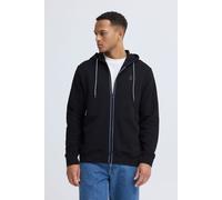 Kapuzensweatshirt BLEND "BHJUMA PIQUE ZIPP SWEAT", Herren, Gr. XL, schwarz beauty, Sweatware, Obermaterial: 87% Baumwolle, 13% Polyester, unifarben, regular fit normal, ohne Ausschnitt, Rippbündchen,