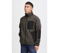 Kapuzensweatjacke BLEND "BHLauke", Herren, Gr. XL, iron gate, 100% Polyester, unifarben, regular fit, Bündchen, Sweatjacken, Gemütliche Teddy-Jacke (95252553-XL) iron gate