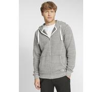 Kapuzensweatjacke BLEND "BHNix", Herren, Gr. XXL, charcoal mix, Sweatware, 60% Baumwolle, 40% Polyester, meliert, normal normal, ohne Ausschnitt, eng, Sweatjacken, Stilvolle Kapuzensweatjacke mit Käng