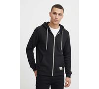 Blend 701628 Herren Sweatjacke Kapuzen-Jacke Zip-Hoodie aus hochwertiger Baumwollmischung Meliert, Größe:L, Farbe:Black (70155)