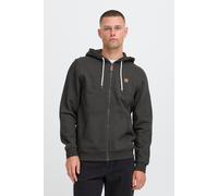 Kapuzensweatjacke BLEND "BHPoelle", Herren, Gr. L, charcoal mix, Sweatware, 60% Baumwolle, 40% Polyester, unifarben, normal normal, ohne Ausschnitt, Sweatjacken, Gemütliche Sweatjacke mit Kapuze (5875