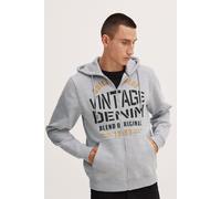 BLEND Kapuzensweatjacke Herren grau, L