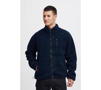 Kapuzensweatjacke BLEND "BHSweatshirt", Herren, Gr. XXL, marineblaus, 100% Polyester, unifarben, regular fit normal, ohne Ausschnitt, eng gerader Abschluss, Sweatjacken, Gemütliche Teddy-Jacke (471824