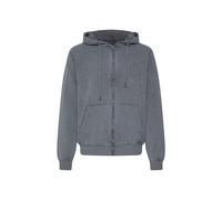 Kapuzensweatshirt BLEND "BHFACTOR ZP HOOD SWEATSHIRT", Herren, Gr. M, iron gate, Sweatware, Obermaterial: 100% Baumwolle, unifarben, regular fit normal, ohne Ausschnitt, Sweatshirts (17714852-M) iron 