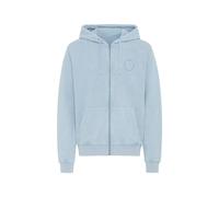 Kapuzensweatjacke BLEND "Hoodie BHFactor", Herren, Gr. XXL, blau (faded denim), Obermaterial: 100% Baumwolle CO., Sweatjacken (30164066-XXL) faded denim