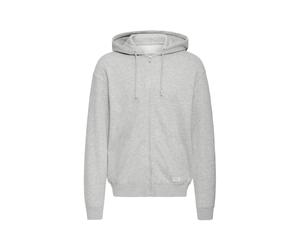 Kapuzensweatjacke BLEND "Kapuzenfleecejacke BHBrilo", Herren, Gr. S, grau (stone mix), Obermaterial: 60% Baumwolle CO. 40% Polyester PES., Sweatjacken (82606000-S) stone mix