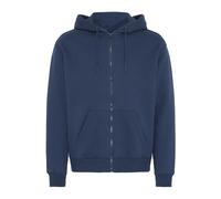 Kapuzensweatjacke BLEND "Kapuzenfleecejacke BHJUSTE", Herren, Gr. 3XL, blau (marineblaus), Obermaterial: 60% Baumwolle CO. 40% Polyester PES., Pullover (11508644-XXXL) marineblaus