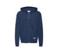 Kapuzensweatjacke BLEND "Kapuzenfleecejacke BHMBrilo", Herren, Gr. XXL, blau (marineblaus), Obermaterial: 60% Baumwolle CO. 40% Polyester PES., Sweatjacken (18293242-XXL) marineblaus