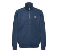 Kapuzensweatjacke BLEND "Kapuzenfleecejacke BHPolax", Herren, Gr. L, blau (marineblaus melange), Obermaterial: 60% Baumwolle CO. 40% Polyester PES., Sweatjacken (47471240-L) marineblaus melange