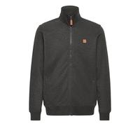 Kapuzensweatjacke BLEND "Kapuzenfleecejacke BHPolax", Herren, Gr. S, grau (charcoal mix), Obermaterial: 60% Baumwolle CO. 40% Polyester PES., Sweatjacken (67417069-S) charcoal mix