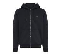 Kapuzenpullover BLEND "BHTolle", Herren, Gr. XXL, schwarz, Sweatware, 80% Polyester, 20% Baumwolle, unifarben, normal normal, ohne Ausschnitt, Pullover, Gemütliche Sweatjacke mit Kapuzeund Stickerei (