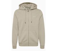 Kapuzensweatjacke BLEND "BHDowntown", Damen, Gr. 3XL, crockery, Sweatware, 50% Baumwolle, 50% Polyester, regular fit hüftlang, Rundhals, eingesetzt, Sweatjacken, Stilvolle Kapuzensweatjacke (55914725-