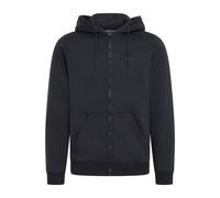 Kapuzensweatjacke BLEND "BHDowntown", Damen, Gr. 3XL, schwarz navy, Sweatware, 50% Baumwolle, 50% Polyester, regular fit hüftlang, Rundhals, eingesetzt, Sweatjacken, Stilvolle Kapuzensweatjacke (40189