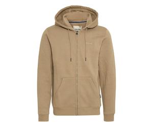 Kapuzensweatjacke BLEND "Kapuzensweatjacke BHDowntown", Herren, Gr. S, grau (lead gray), Obermaterial: 50% Baumwolle CO. 50% Polyester PES., Sweatjacken (70225311-S) lead gray