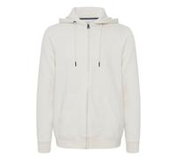 Kapuzensweatjacke BLEND "Kapuzensweatjacke BHDowntown", Herren, Gr. XXL, beige (egret), Obermaterial: 50% Baumwolle CO. 50% Polyester PES., Sweatjacken (85295424-XXL) egret