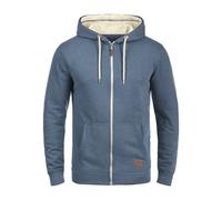 Kapuzensweatjacke BLEND "Kapuzensweatjacke BHHulker", Damen, Gr. L, blau (ensign blau), Obermaterial: 60% Baumwolle CO. 40% Polyester PES., Sweatjacken (66685462-L) ensign blau