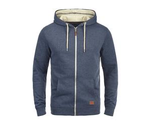 Kapuzensweatjacke BLEND "Kapuzensweatjacke BHHulker", Herren, Gr. M, blau (navy), Obermaterial: 60% Baumwolle CO. 40% Polyester PES., Sweatjacken (46663115-M) navy