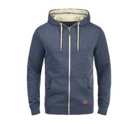 Kapuzensweatjacke BLEND "Kapuzensweatjacke BHHulker", Herren, Gr. S, blau (navy), Obermaterial: 60% Baumwolle CO. 40% Polyester PES., Sweatjacken (46663115-S) navy