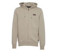 Kapuzensweatjacke BLEND "BHKaylon", Herren, Gr. XL, crockery, 55% Polyester, 45% Baumwolle, unifarben, regular fit, Rippbündchen, Sweatjacken, Gemütliche Sweatjacke mit Kapuze (73951366-XL) crockery