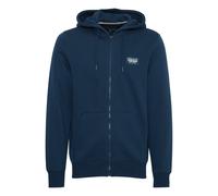 Kapuzenpullover BLEND "BHKaylon", Herren, Gr. XXL, marineblaus, 55% Polyester, 45% Baumwolle, unifarben, regular fit, Pullover, Gemütliche Sweatjacke mit Kapuze (11866808-XXL) marineblaus