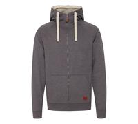 Kapuzensweatjacke BLEND "Kapuzensweatjacke BHSpeedy", Herren, Gr. L, grau (pewter mix), Obermaterial: 70% Baumwolle CO. 30% Polyester PES., Sweatjacken (53616363-L) pewter mix