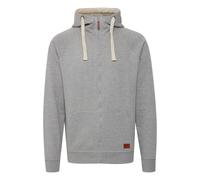Kapuzensweatjacke BLEND "Kapuzensweatjacke BHSpeedy", Herren, Gr. M, grau (zink mix), Obermaterial: 70% Baumwolle CO. 30% Polyester PES., Sweatjacken (61494368-M) zink mix