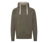 Kapuzensweatjacke BLEND "Kapuzensweatjacke BHSpeedy", Herren, Gr. M, grün (ivy grün), Obermaterial: 70% Baumwolle CO. 30% Polyester PES., Sweatjacken (88634119-M) ivy grün