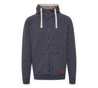 Kapuzensweatjacke BLEND "BHSpeedy", Herren, Gr. S, navy, Sweatware, 60% Baumwolle, 40% Polyester (Farbe: Zink Mix 70% Baumwolle, 30% Polyester / Farbe: Sand Mix 90% Baumwolle, 10% Polyester), unifarbe