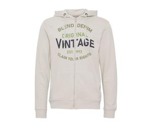 Kapuzensweatjacke BLEND "Kapuzensweatjacke BHSweatshirt", Herren, Gr. L, beige (pumice stone), Obermaterial: 60% Baumwolle CO. 40% Polyester PES., Sweatjacken (29588822-L) pumice stone