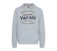 Kapuzensweatjacke BLEND "BHSweatshirt", Herren, Gr. M, celestial blau, Sweatware, 60% Baumwolle, 40% Polyester, bedruckt, regular fit normal, ohne Ausschnitt, eingesetzt, Sweatjacken, Stilvolle Kapuze