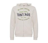 Kapuzensweatjacke BLEND "BHSweatshirt", Herren, Gr. XL, pumice stone, Sweatware, 60% Baumwolle, 40% Polyester, bedruckt, regular fit normal, ohne Ausschnitt, eingesetzt, Sweatjacken, Stilvolle Kapuzen