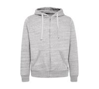 Kapuzensweatjacke BLEND "Kapuzensweatshirtjac BHAlton", Herren, Gr. L, grau (stone mix), Obermaterial: 60% Baumwolle CO. 40% Polyester PES., Sweatjacken (24241924-L) stone mix