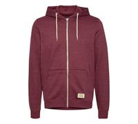 Blend 701628 Herren Sweatjacke Kapuzen-Jacke Zip-Hoodie aus hochwertiger Baumwollmischung Meliert, Größe:S, Farbe:Zinfandel (73006)