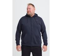 Kapuzensweatjacke BLEND "Sweatshirt", Herren, Gr. 5XL, schwarz navy, Sweatware, Obermaterial: 50% Baumwolle, 50% Polyester, unifarben, regular fit normal, ohne Ausschnitt, Rippbündchen, Sweatjacken (7