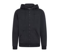 Kapuzensweatjacke BLEND "Sweatshirt", Herren, Gr. 6XL, blau (schwarz navy), Sweatware, Obermaterial: 50% Baumwolle, 50% Polyester, unifarben, regular fit normal, ohne Ausschnitt, Rippbündchen, Sweatja