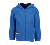 Kapuzensweatjacke BLUE SEVEN, Jungen, Gr. 104, ocean, Sweatware, Obermaterial: 100% Baumwolle, bedruckt, unifarben, Basic normal, Rundhals, Rippbündchen, Sweatjacken (21319364-104) ocean