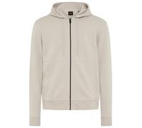 Kapuzensweatjacke BOSS ORANGE "Zetalky", Herren, Gr. L, open grau070, Sweatware, Obermaterial: 100% Baumwolle, loose fit hüftbedeckend, Bündchen, Sweatjacken (70061914-L) open grau070