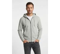 Kapuzensweatjacke BOSS ORANGE "Zetalky", Herren, Gr. S, silber043, Sweatware, Obermaterial: 100% Baumwolle, loose fit hüftbedeckend, Bündchen, Sweatjacken, mit Kängurutasche (14150737-S) silber043